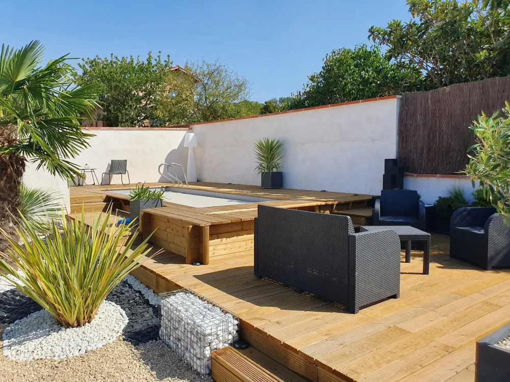 Aménagement piscine à Gimat